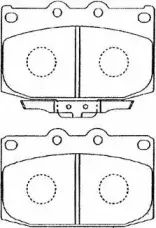 Комплект тормозных колодок, дисковый тормоз AISIN купить